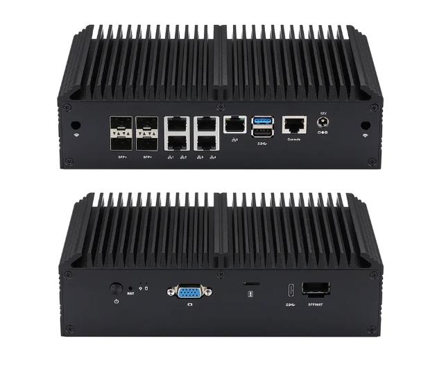 New Arrival Intel Atom C3338R/C3558R/C3758R 5* 2.5G LAN+4*10G SPF+ ...